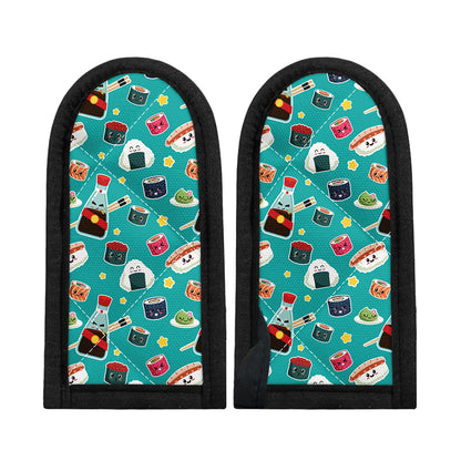 Cute Japanese Sushi Pattern Print Skillet Handle Cover