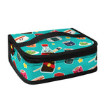 Cute Japanese Sushi Pattern Print Small Lunch Bag