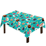 Cute Japanese Sushi Pattern Print Tablecloth