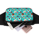 Cute Japanese Sushi Pattern Print Waist Bag