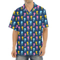 Cute Jellyfish Pattern Print Aloha Shirt