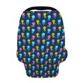 Cute Jellyfish Pattern Print Baby Seat Cover