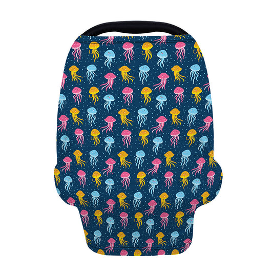 Cute Jellyfish Pattern Print Baby Seat Cover