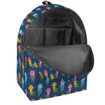 Cute Jellyfish Pattern Print Backpack