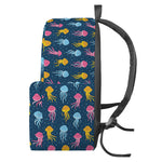 Cute Jellyfish Pattern Print Backpack