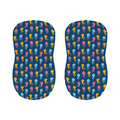 Cute Jellyfish Pattern Print Bar Stool Covers