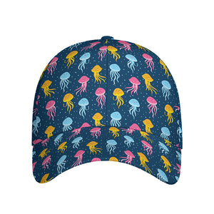 Cute Jellyfish Pattern Print Baseball Cap