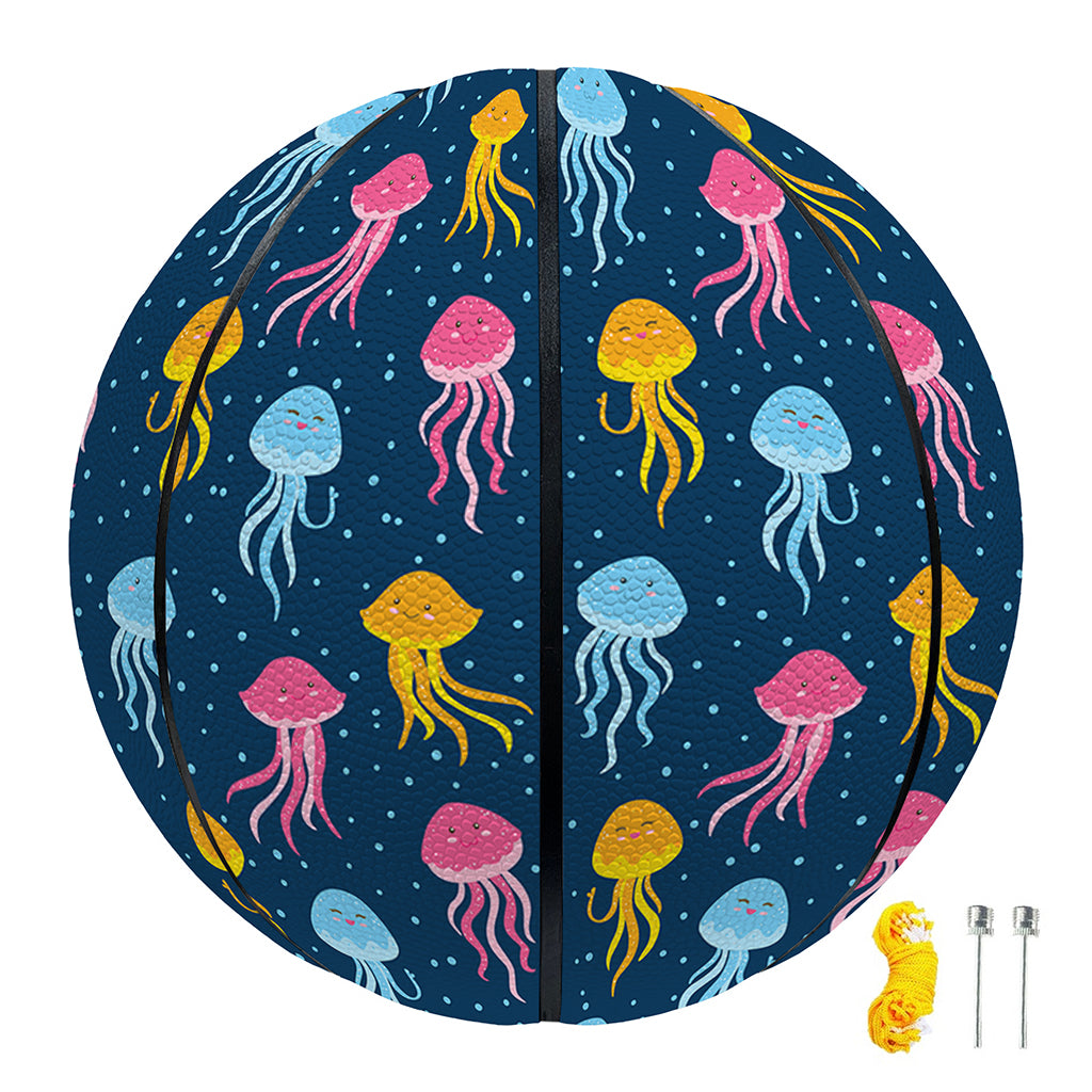 Cute Jellyfish Pattern Print Basketball
