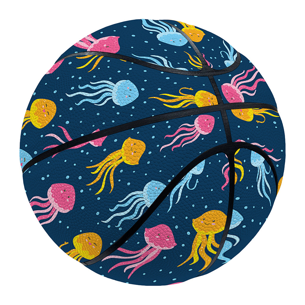 Cute Jellyfish Pattern Print Basketball
