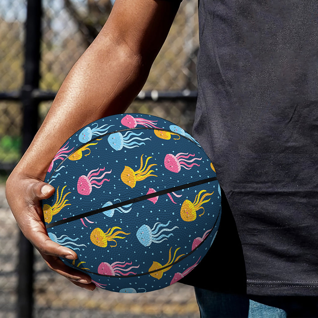 Cute Jellyfish Pattern Print Basketball
