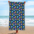 Cute Jellyfish Pattern Print Beach Towel