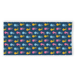 Cute Jellyfish Pattern Print Beach Towel