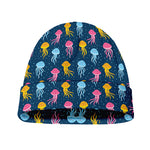Cute Jellyfish Pattern Print Beanie