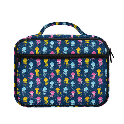 Cute Jellyfish Pattern Print Briefcase Bible Bag