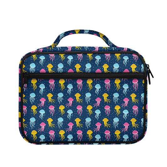 Cute Jellyfish Pattern Print Briefcase Bible Bag