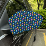 Cute Jellyfish Pattern Print Car Side Mirror Covers