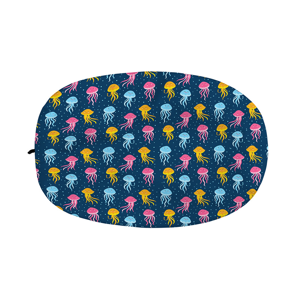 Cute Jellyfish Pattern Print Car Side Mirror Covers