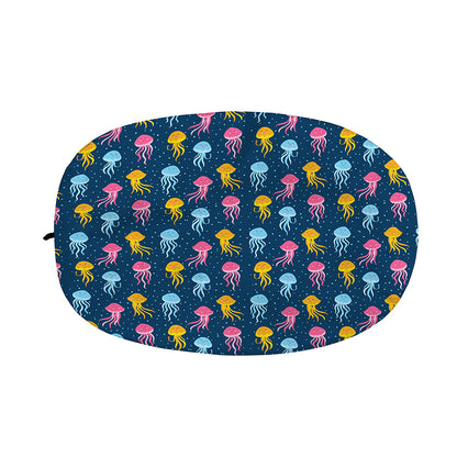 Cute Jellyfish Pattern Print Car Side Mirror Covers