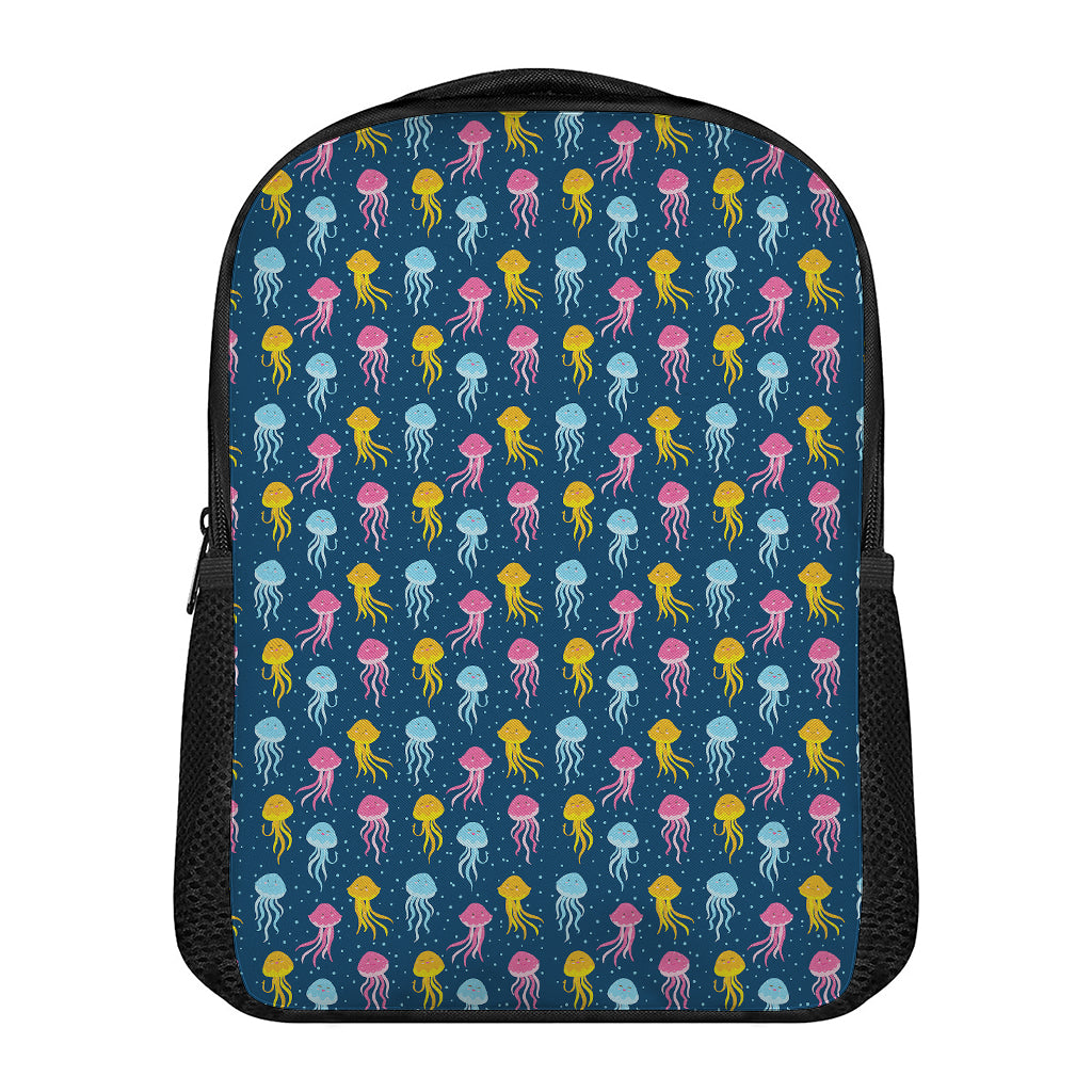 Cute Jellyfish Pattern Print Casual Backpack