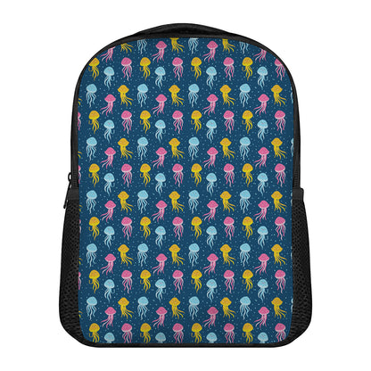 Cute Jellyfish Pattern Print Casual Backpack