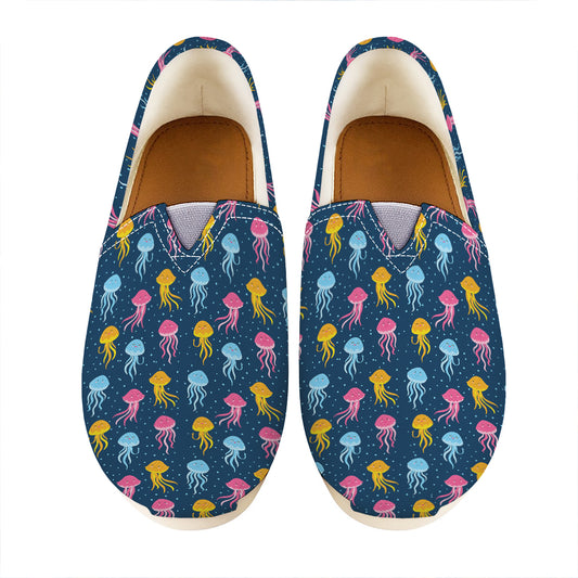 Cute Jellyfish Pattern Print Casual Shoes