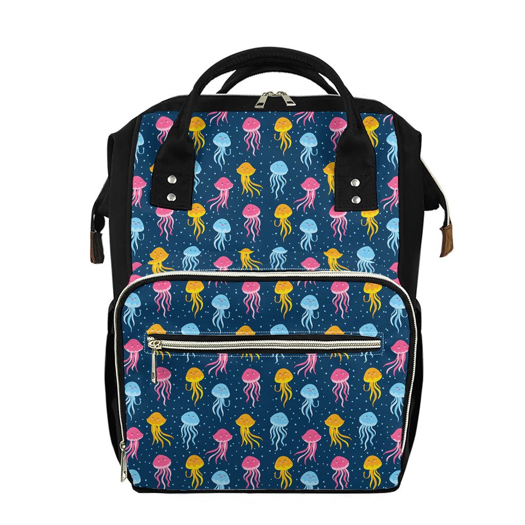 Cute Jellyfish Pattern Print Diaper Bag