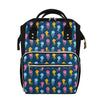 Cute Jellyfish Pattern Print Diaper Bag