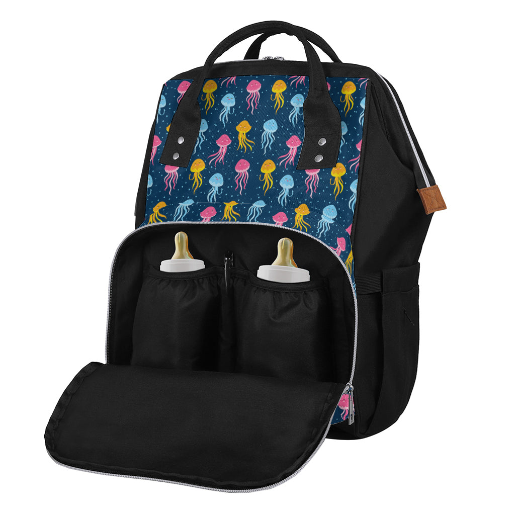 Cute Jellyfish Pattern Print Diaper Bag