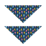 Cute Jellyfish Pattern Print Dog Bandana