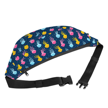Cute Jellyfish Pattern Print Fanny Pack