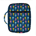 Cute Jellyfish Pattern Print Front Pocket Bible Bag