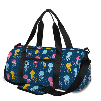 Cute Jellyfish Pattern Print Gym Bag