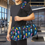 Cute Jellyfish Pattern Print Gym Bag