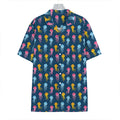 Cute Jellyfish Pattern Print Hawaiian Shirt