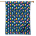 Cute Jellyfish Pattern Print House Flag