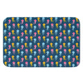Cute Jellyfish Pattern Print Indoor Door Mat