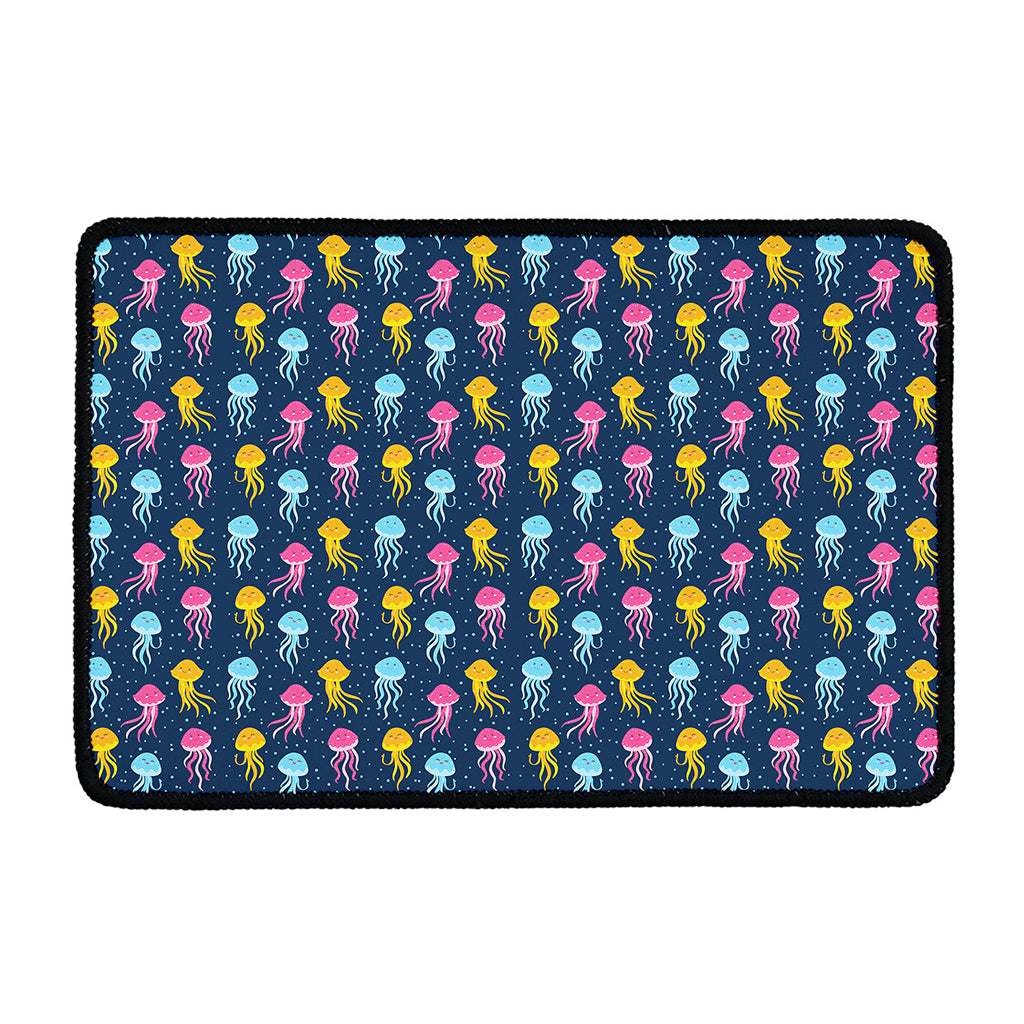 Cute Jellyfish Pattern Print Kitchen Mat