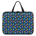 Cute Jellyfish Pattern Print Laptop Sleeve With Handle