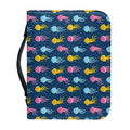 Cute Jellyfish Pattern Print Leather Bible Cover