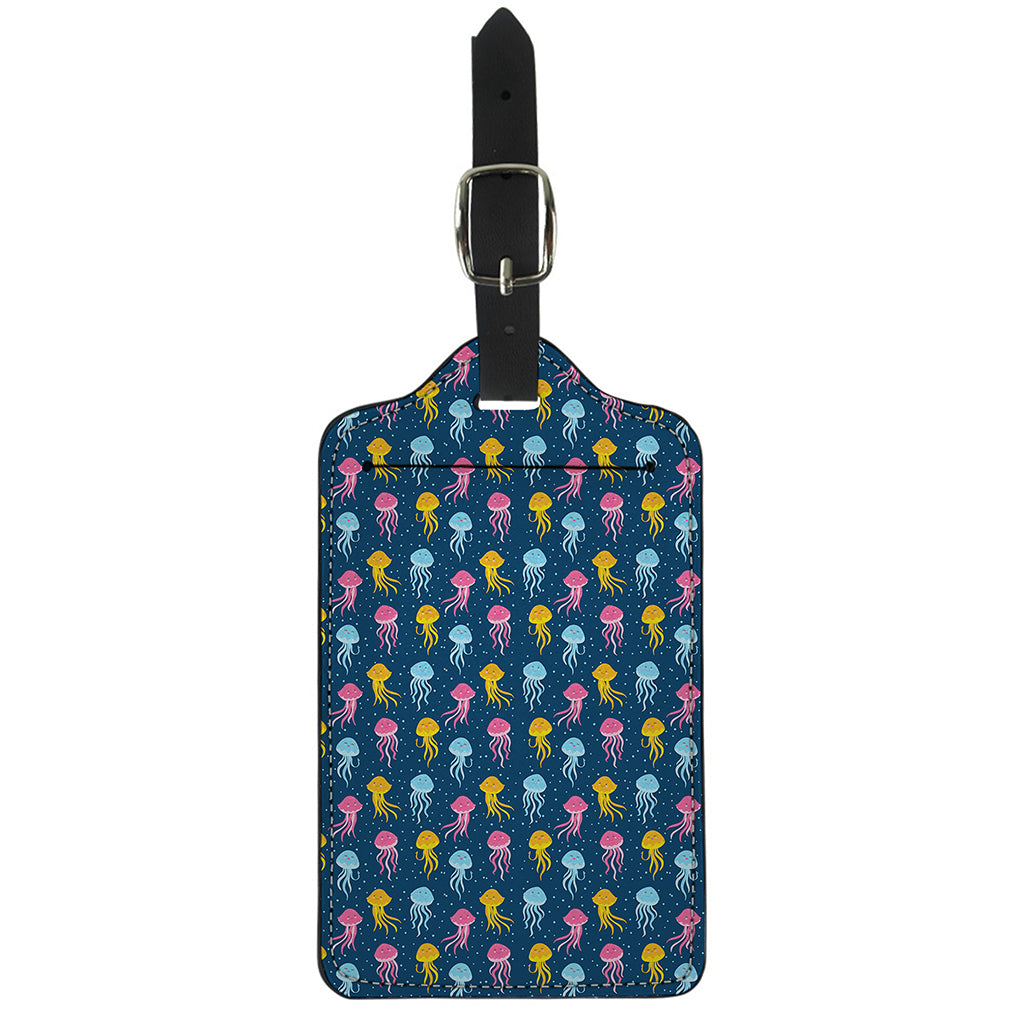 Cute Jellyfish Pattern Print Luggage Tag