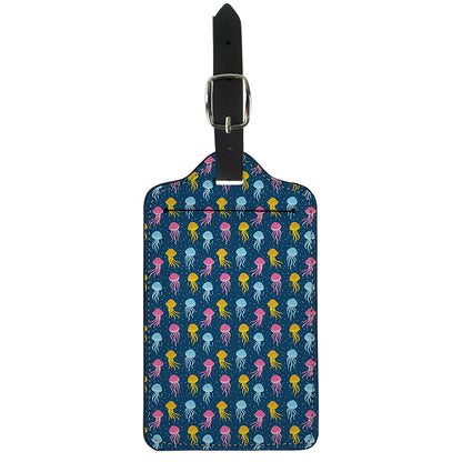 Cute Jellyfish Pattern Print Luggage Tag