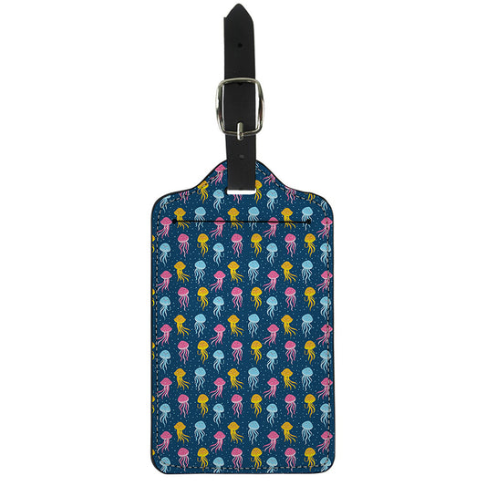 Cute Jellyfish Pattern Print Luggage Tag