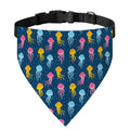 Cute Jellyfish Pattern Print Over The Collar Dog Bandana