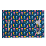 Cute Jellyfish Pattern Print Placemat
