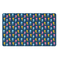 Cute Jellyfish Pattern Print Polyester Doormat
