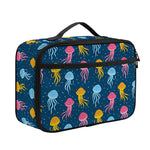 Cute Jellyfish Pattern Print Portable Lunch Bag