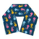 Cute Jellyfish Pattern Print Scarf