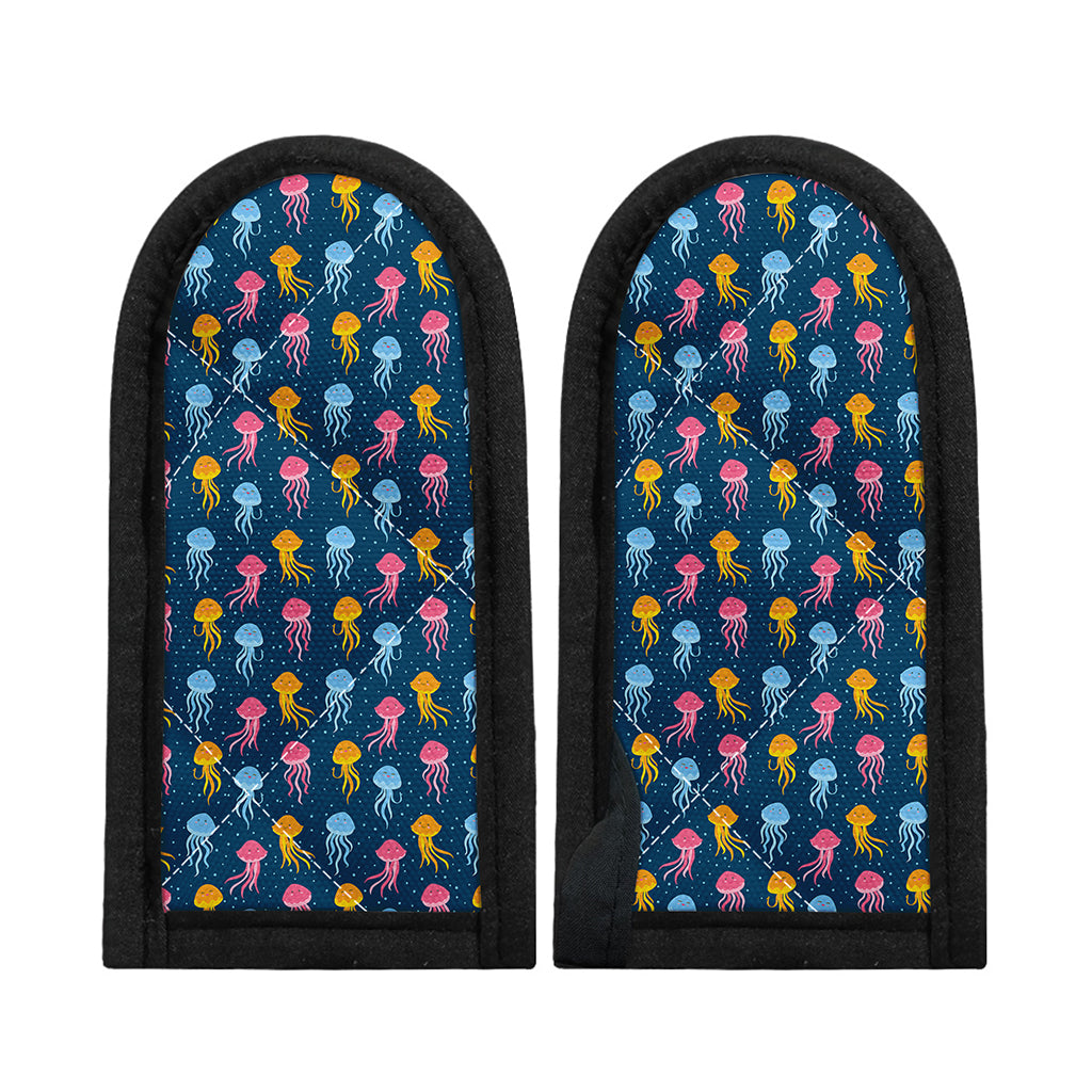 Cute Jellyfish Pattern Print Skillet Handle Cover