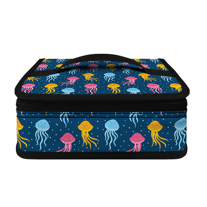 Cute Jellyfish Pattern Print Small Lunch Bag