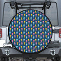 Cute Jellyfish Pattern Print Tire Cover